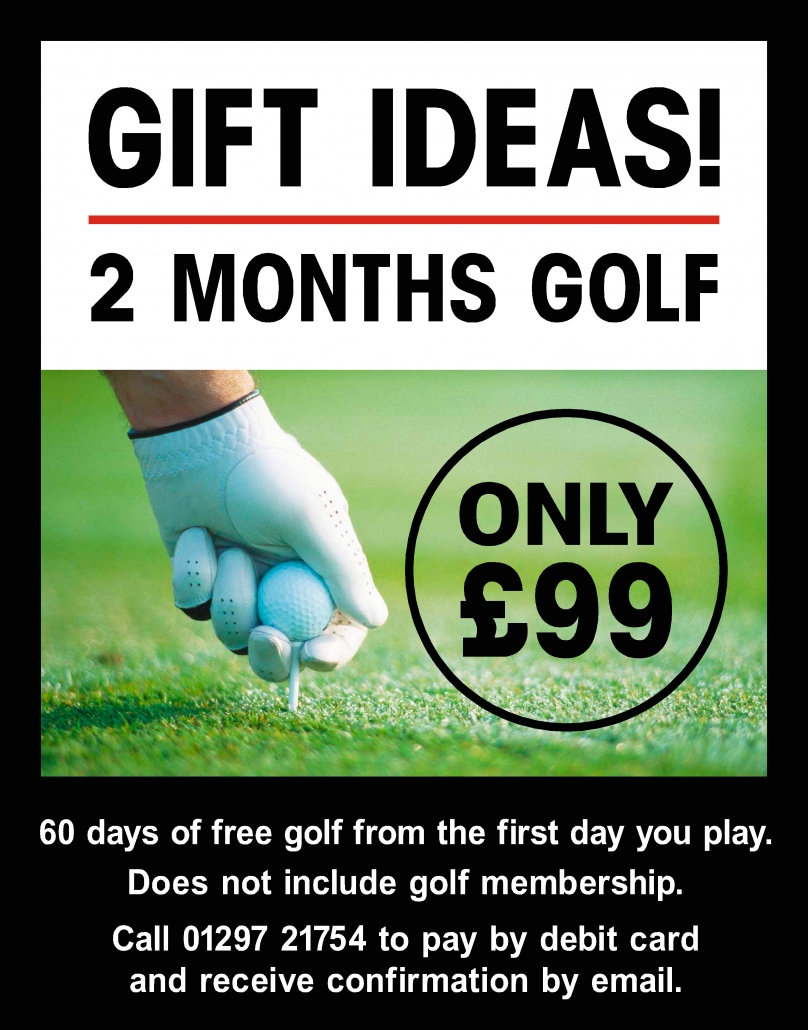 £99 offer 2 months £99 for 60 days golf